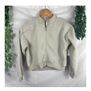NWT Z by zella teddy faux fur bomber jacket XL